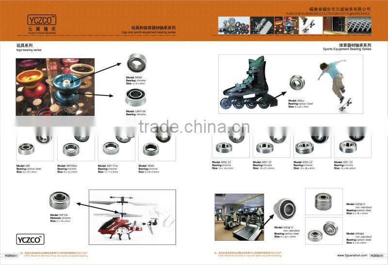 high performance ball bearing / 608zz hardware roller bearing