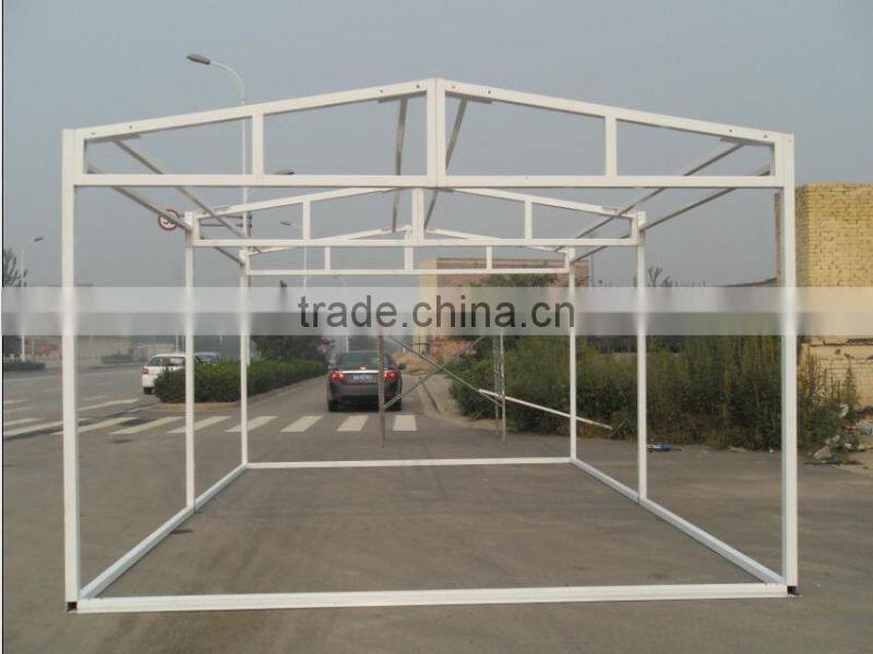 three doors sandwich panel prefab garage