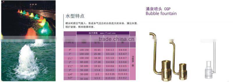 Program control water fountain nozzle