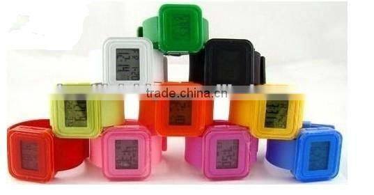 Hot!!! Delicate Digital Silicone Watch