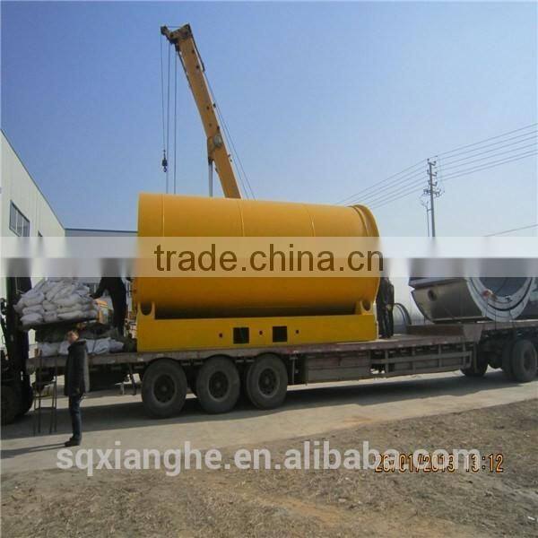 45%-55% output waste tires to oil pyrolysis machine