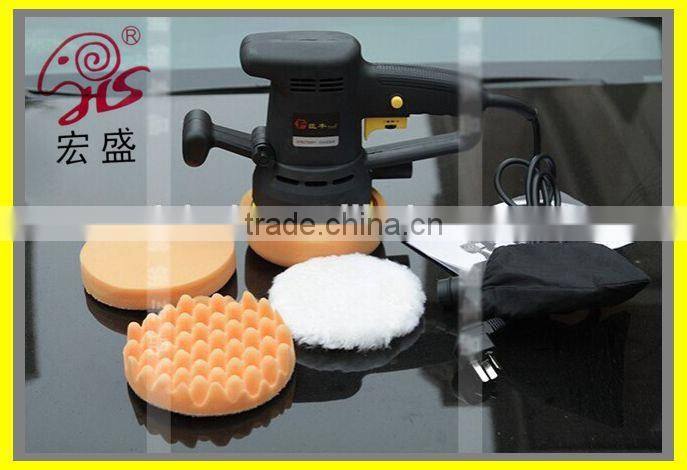 2016 new product Deep Red Sponge Buffing Pad nylon tape Foam Pad high quality