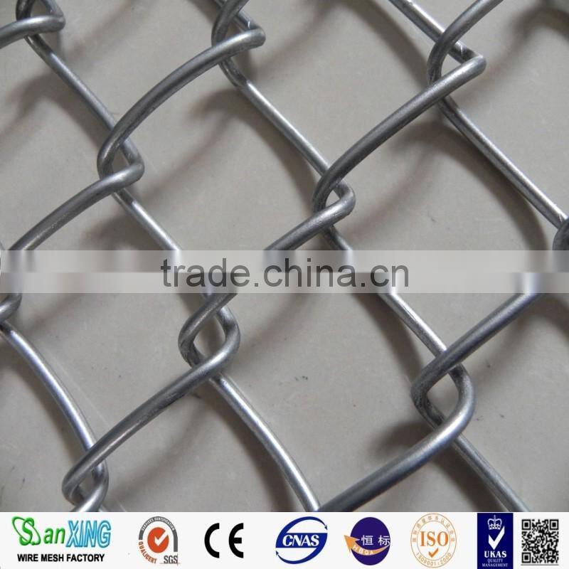 Shool Plastic PVC Coated Chain Link Fence