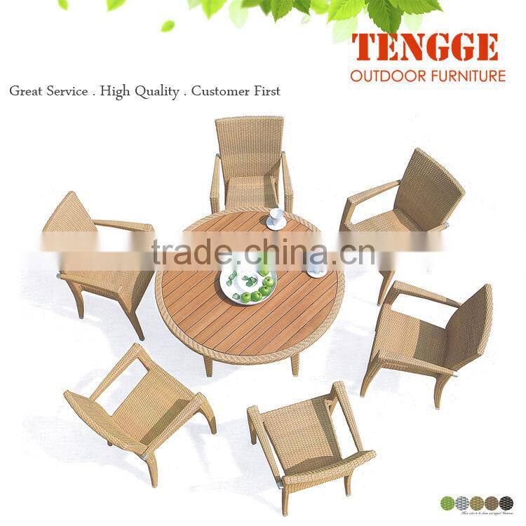 aluminum pvc resin pro garden table chairs
