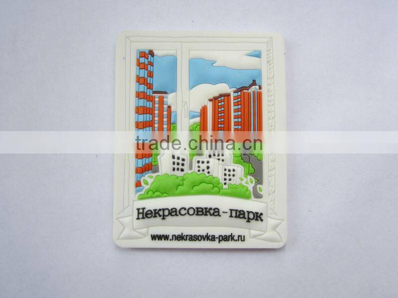 Custom Branded 3D pvc fridge magnet