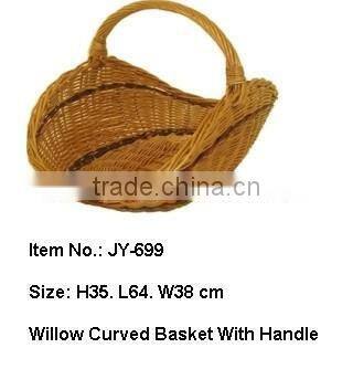 Buy wicker basket for firewood from Supplier