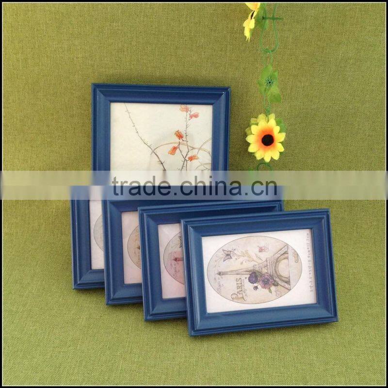 Trade Assurance custom retro engraved handmade painted wooden photo frame