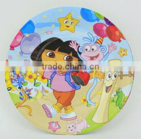 Doral and Friends kids party plates