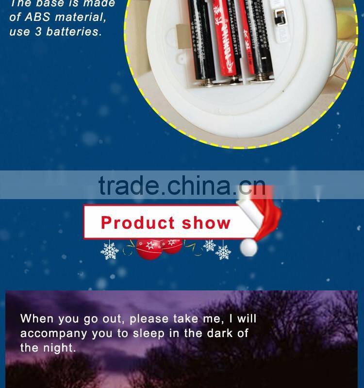 cap shaped silicone cover flexible battery operated decorative lamps