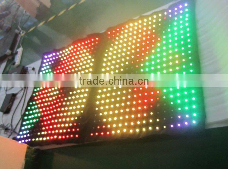 fabric led curtain for decorating wedding stage