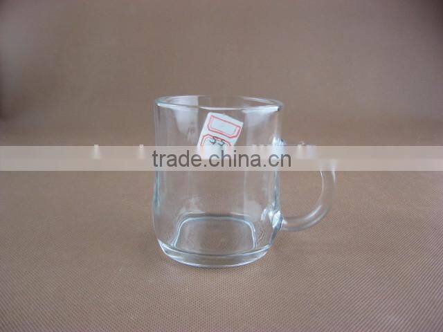 handy drinking glass cup with handle/glassware