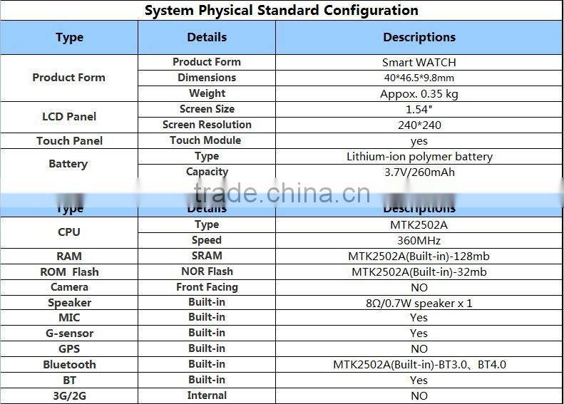 Bluetooth A9 smart watch with heart rate monitor for all ios and android /bluetooth smart watch