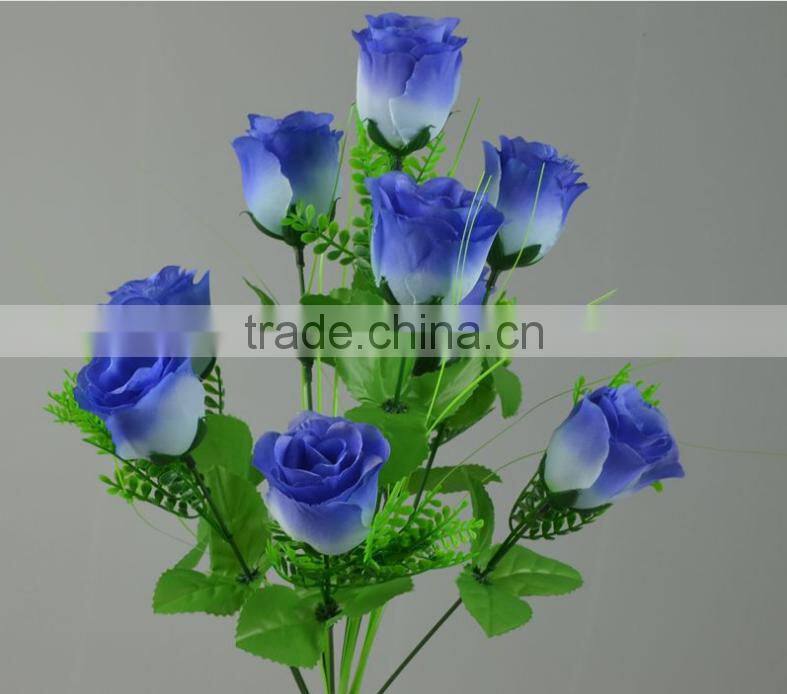 plastic flower bouquet wedding silk rose flower bouquet