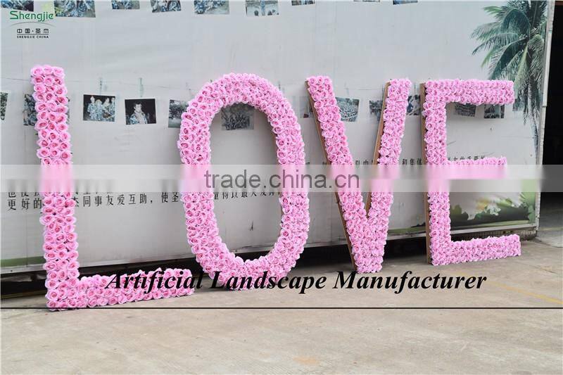 2016 New Style Artificial Flower Wall,Symbol Flower Wall Wedding Decor