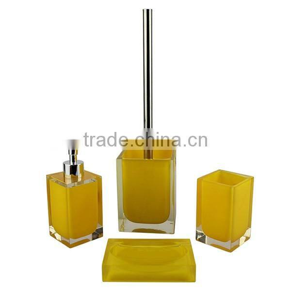 Novel and eco-friendly nature stone black bathroom accessories set toothbrush holder