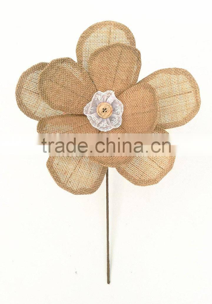hot items 2016 burlap flower