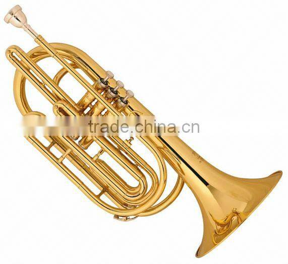 Standard model gold lacquer Eb alto horn