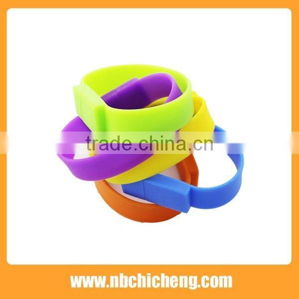 Silicon U disk bracelet, Wrist Band Flash Drive U-Disk, USB Wristband Flash Drive