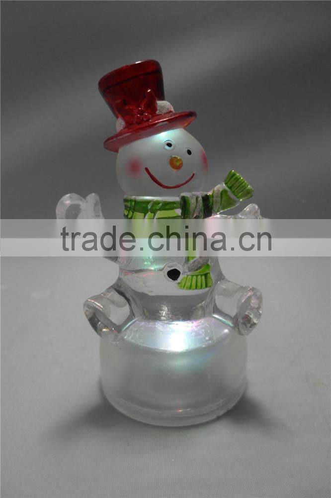 Christmas Decorations Hand crystal Craft snowman kid toys