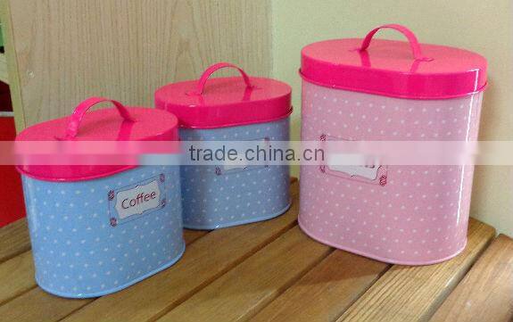 High quality Oval canister bread set