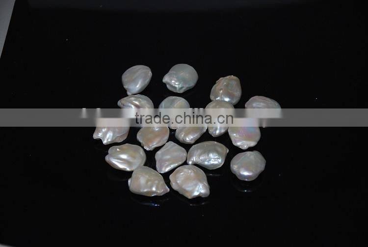 13-14mm white baroque freshwater pearls on sale