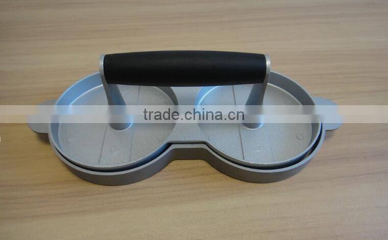 double sections LFGB non sticker TPR handle Hamburg patty press