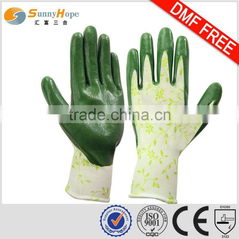 sunnyhope Printing gardening gloves DMF free
