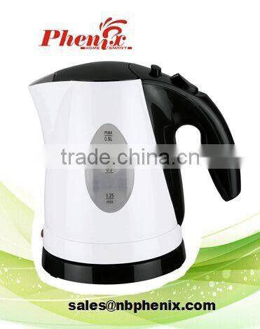 0.9L plastic electric kettle with ETL approved