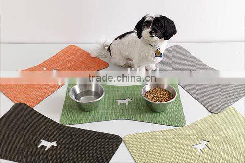 PVC Rectangle shape Cat litter mat, Cat floor mat, PVC Pet food mat