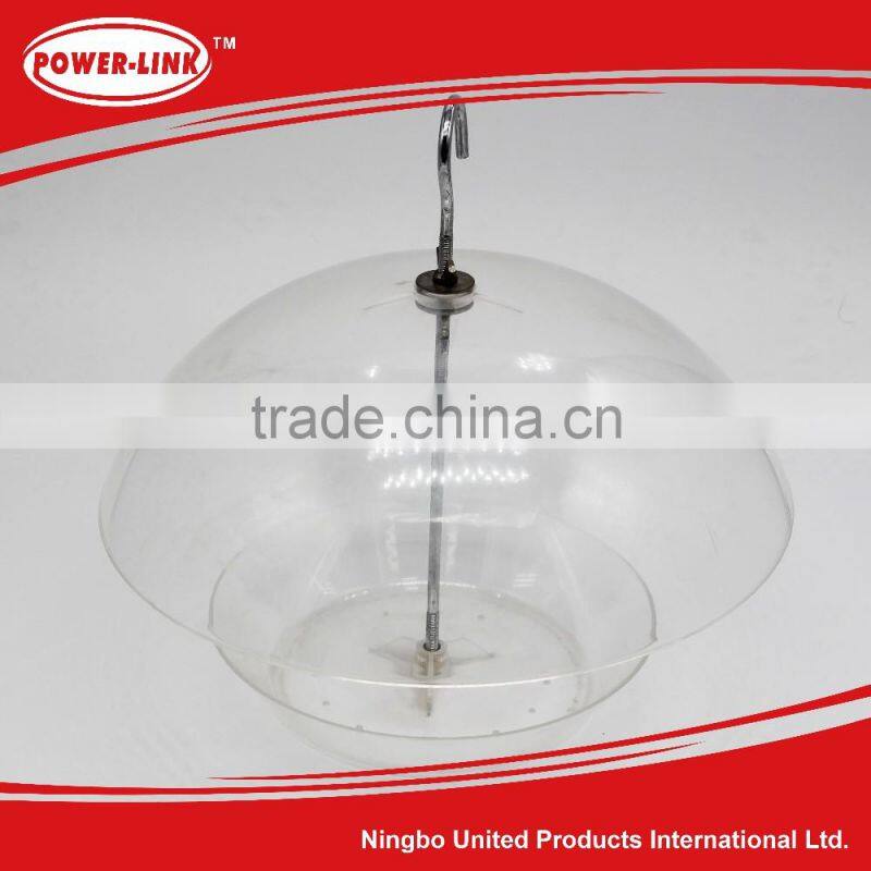 outdoor garden Acrylic pet bird feeder