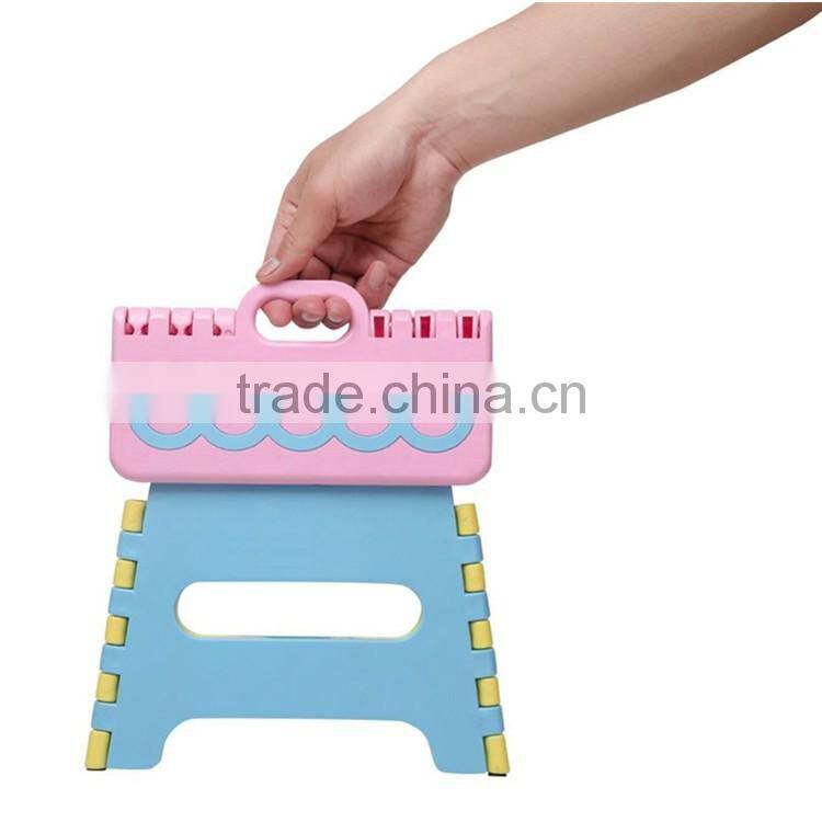 Strong Plastic Foldable Step Stool for Kids