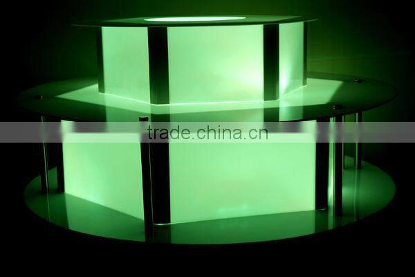CHOCOLAZI ANT-8145L Auger 3 tiers commercial chocolate fountain Acrylis China New surround Led Desk for chocolate fountain