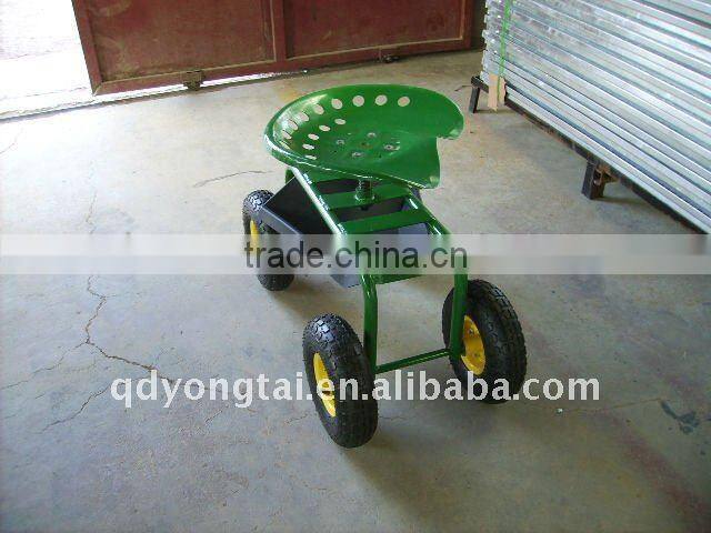 Supply Rolling Garden Seat Cart TC1852