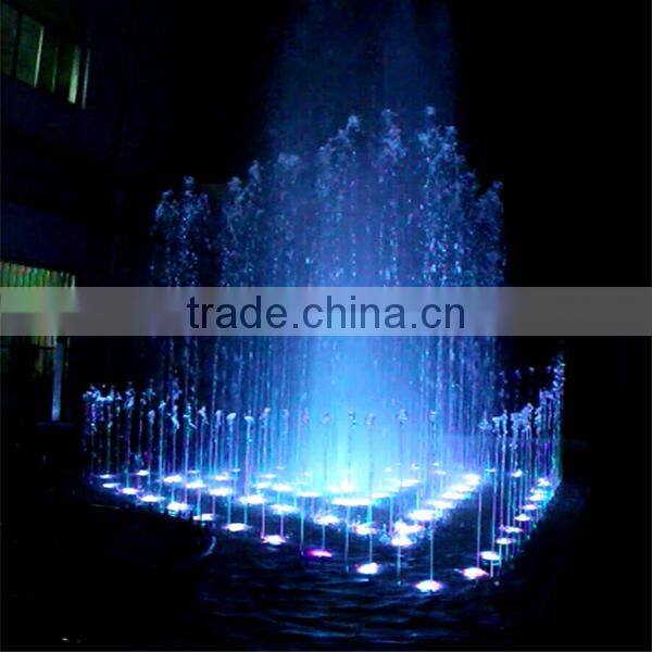 Company welcome culture show graphical drawing water curtain
