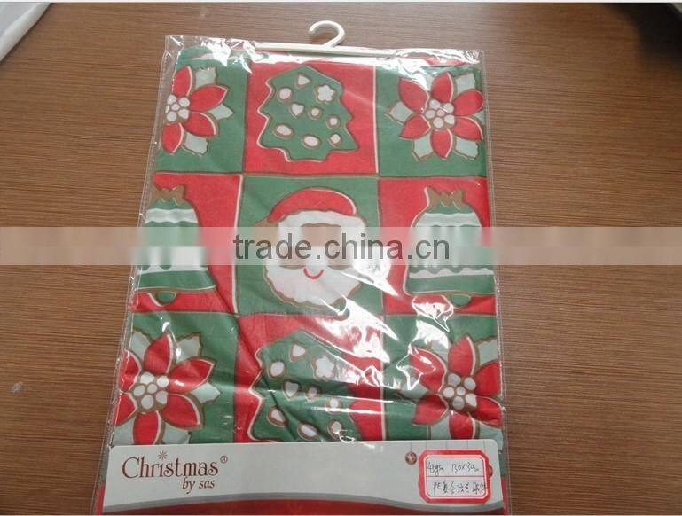 big sale !!!2015 new classic flannel/PVC/PE table cloth with good quality for home/hotel