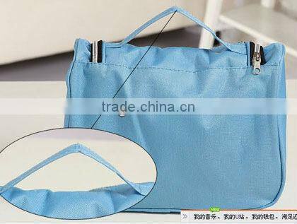 Promotional Mesh Wash Bag/Toiletries Bag For Travel With Polyester