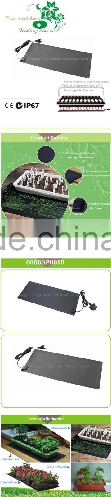 ETL listed Hot sale 10X20.75 inches seedling heated mat for propagation/hydroponic lovers