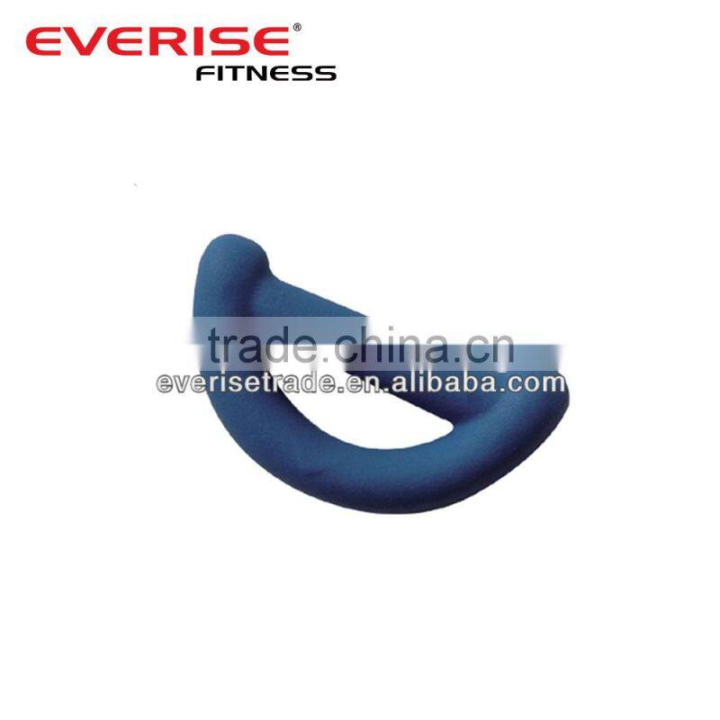 Neoprene / vinyl coated dumbbell with hand grip