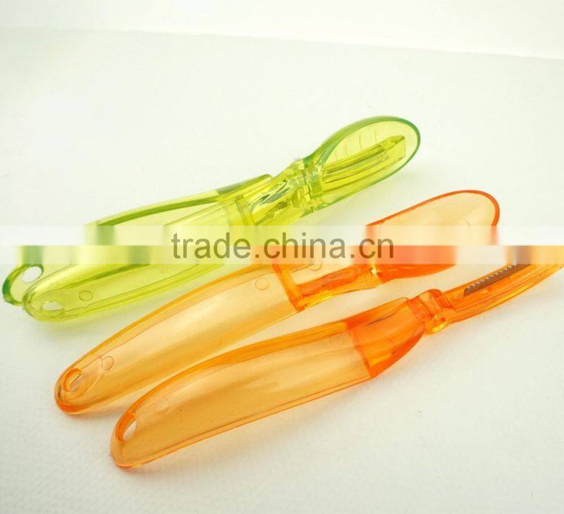41058 Promotion 2 in 1 Kitchen Fruits Spoon Scoops scale Peeler Kitchen Gadget
