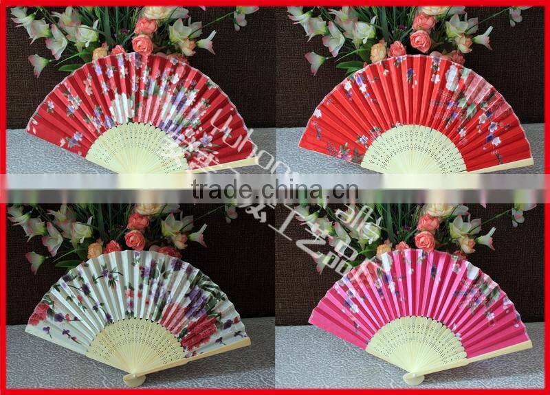 The existing fabric handmade bamboo fan