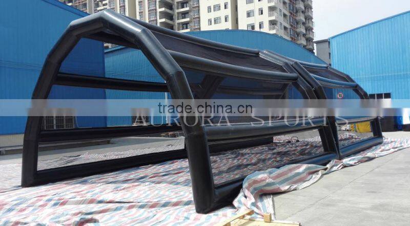 Hot salt inflatable sport games giant inflatable batting cage adult vender straight pin
