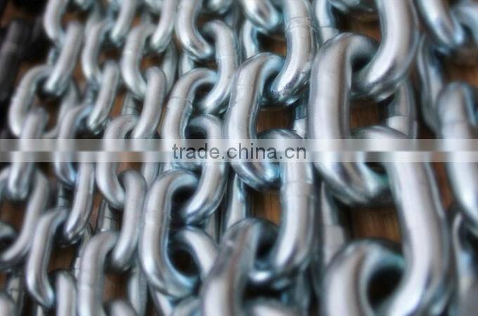 factory price galvanized welded steel link chain short link chain