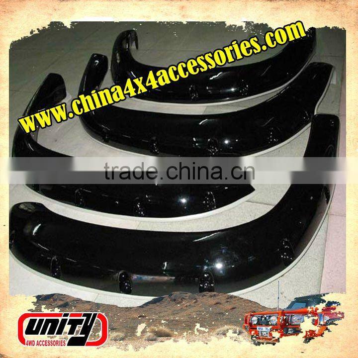Super quality china 4x4 accessories wheel arch fender flares for land cruiser LC80