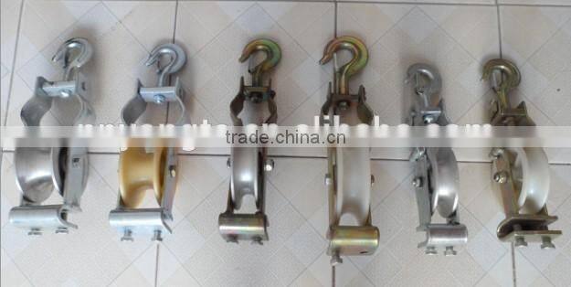 Heavy Duty Lifting Pulley Blocks With Hook