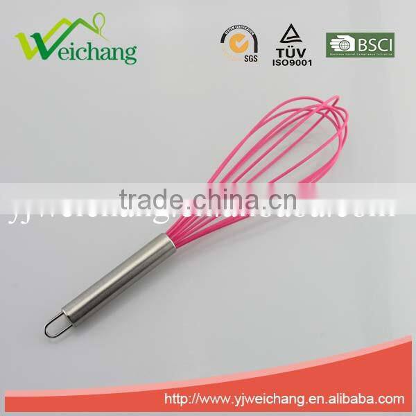 WCR042 Good quality Egg whisk Silicone Wire Whisk, Egg Frother, Milk & Egg Beater Blender 12" hot sales