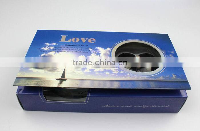 Ocean love pearl gift 3-pcs set (5 colors) English version