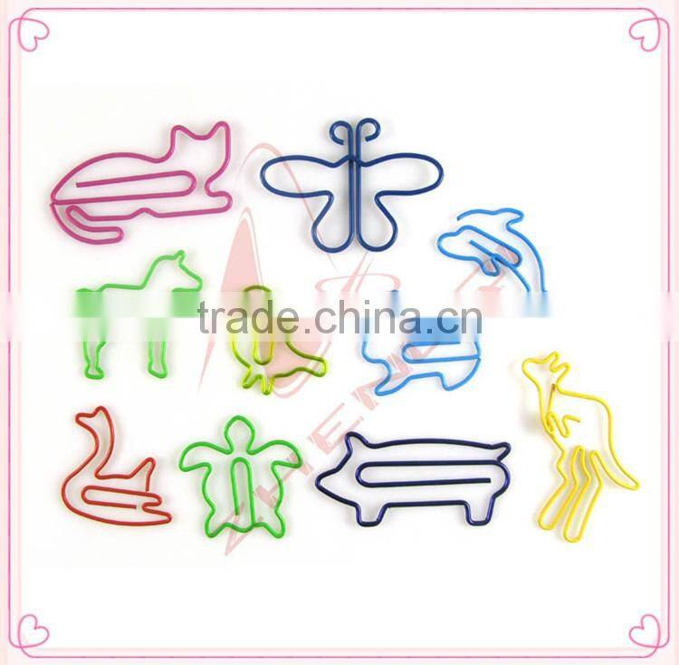 Advertising tin box OEM shape metal wire paper clips