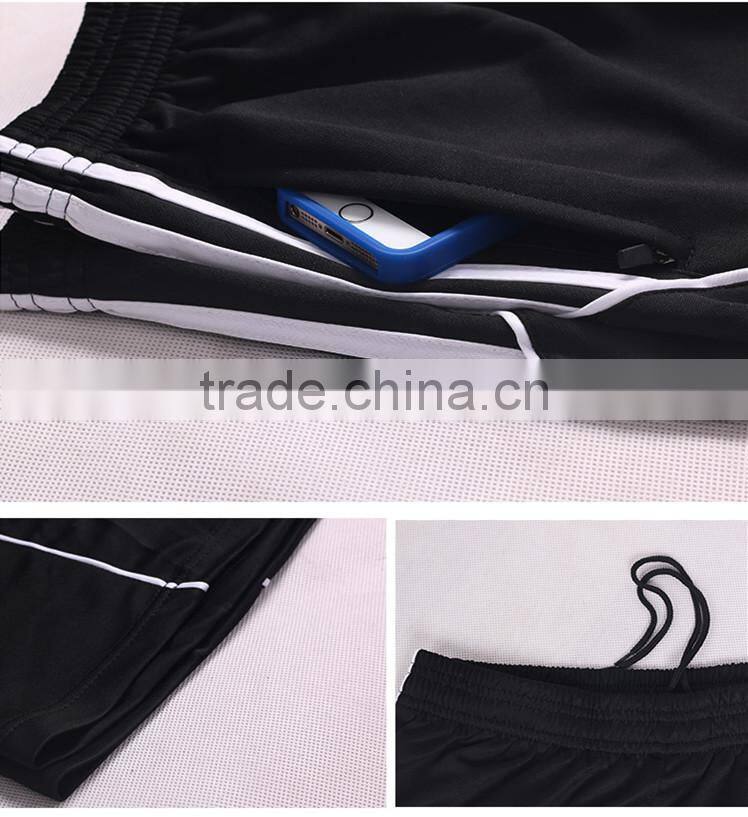Training Sweat Jogging athlete running shorts men with zipper pockets