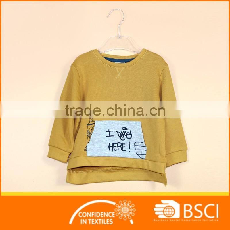 Child Wear Patch Girl Pull Over Sweater