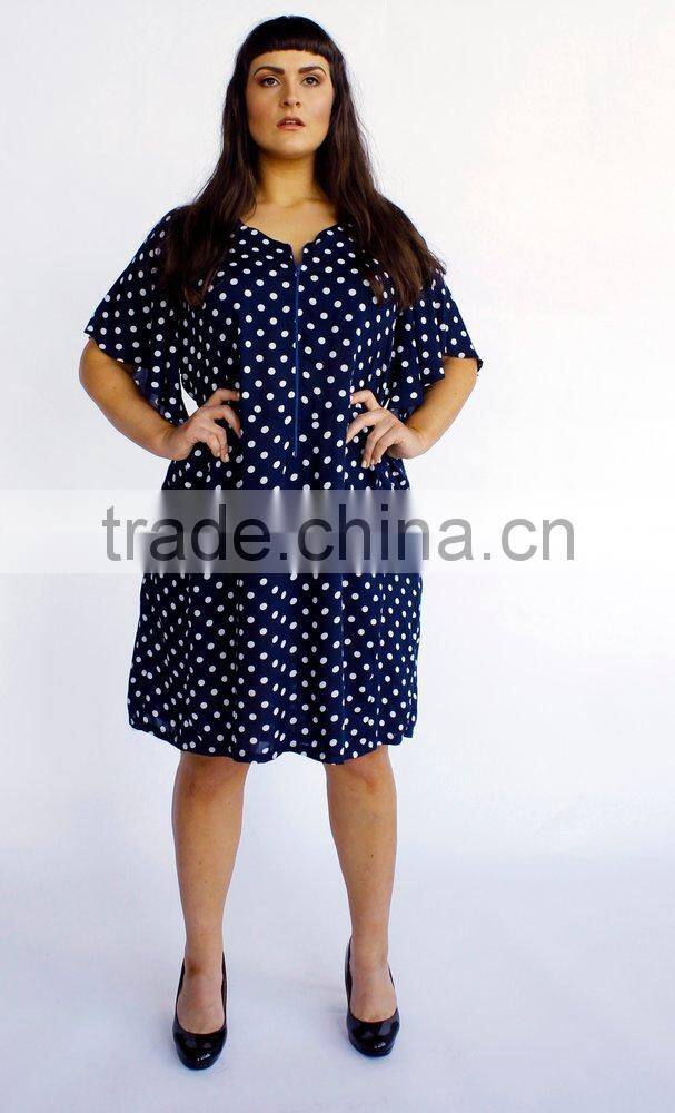 Plus Size Geometrical printed skirt